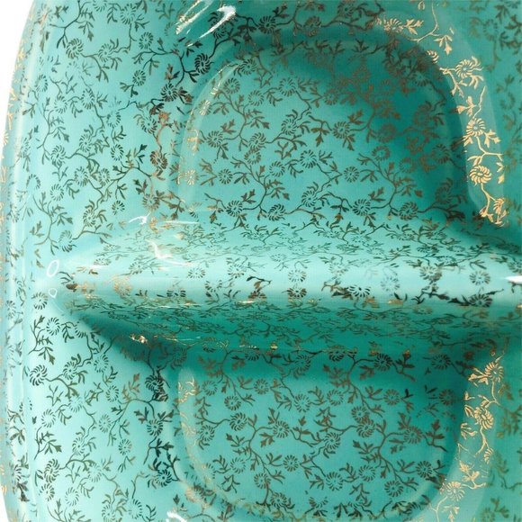 Pearl China CO Robin BLue Egg Divided Dish Gold - Picture 7 of 8